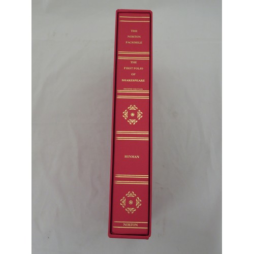 148 - ‘The First Folio of Shakespeare’, The Norton Facsimile, Hinman. 1996 Second Edition, in slip case.