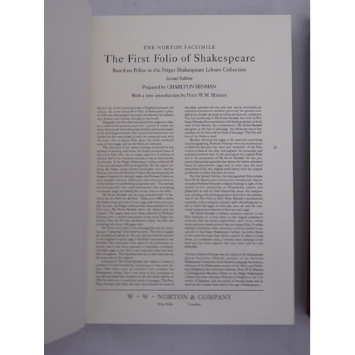 148 - ‘The First Folio of Shakespeare’, The Norton Facsimile, Hinman. 1996 Second Edition, in slip case.