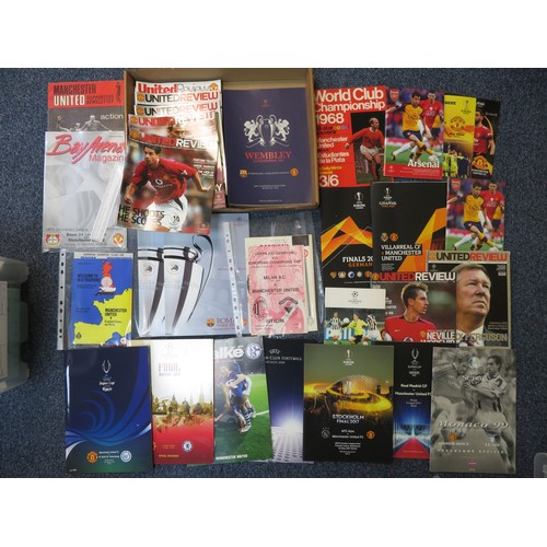 120 - Manchester United – Selection of European games and Big Game European Finals, finals including 1968 ... 