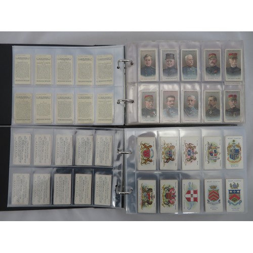 87 - Collection of Wills cigarette card sets in 4 albums, in mixed condition, but generally good, with As... 