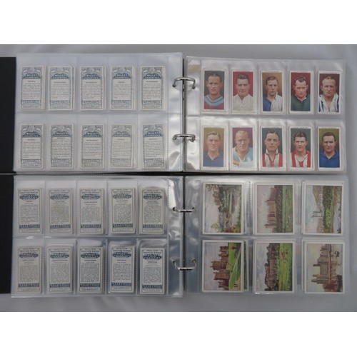 87 - Collection of Wills cigarette card sets in 4 albums, in mixed condition, but generally good, with As... 