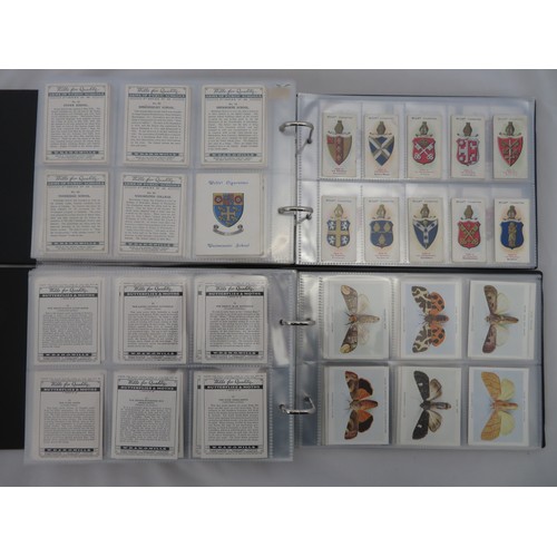 87 - Collection of Wills cigarette card sets in 4 albums, in mixed condition, but generally good, with As... 