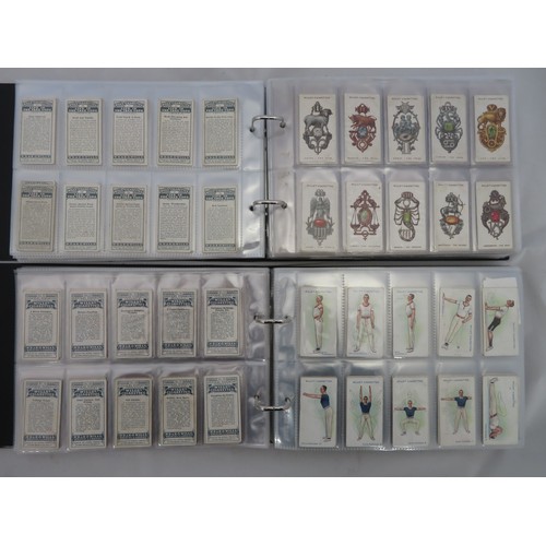 88 - Collection of Wills cigarette card sets in 4 albums,  in mixed condition, but generally good, with M... 