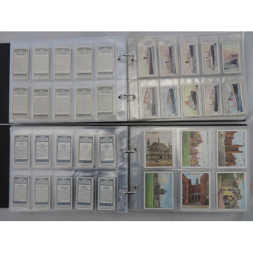 88 - Collection of Wills cigarette card sets in 4 albums,  in mixed condition, but generally good, with M... 