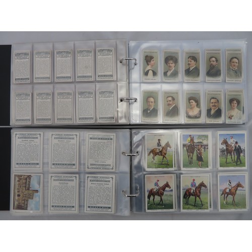 88 - Collection of Wills cigarette card sets in 4 albums,  in mixed condition, but generally good, with M... 