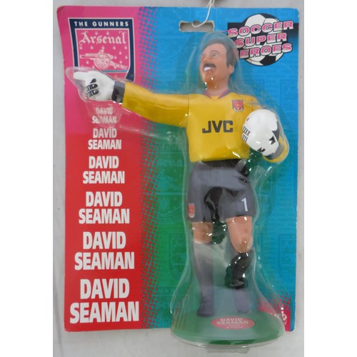 143A - David Seaman – Boxed and sealed Vivid Imaginations ‘Soccer Super Heroes’ large (25cm) David Seaman A... 