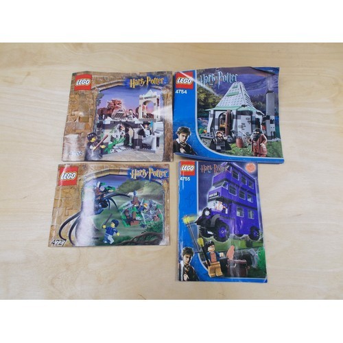 261 - Lego. Unboxed Harry Potter collection, generally good plus, with Hagrid's Hut No. 4754, Knight Bus N... 