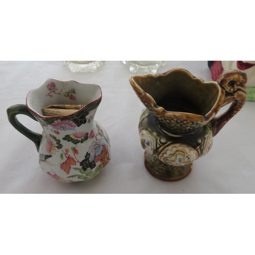 233A - Small array of ceramics including ‘Sairey Gamp from Dickens Martin Chuzzlewit’ double sided Characte... 