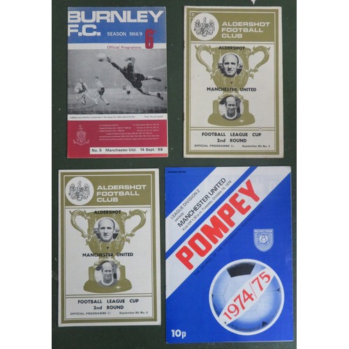 118 - Manchester United – 1950’s to 1990’s selection of programmes, league & cup games including Chelsea v... 