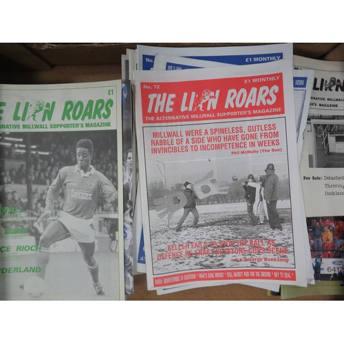 135 - Millwall – “The Lion Roars” 1988-2019 extensive collection of The Lion Roars ‘Alternative Millwall S... 