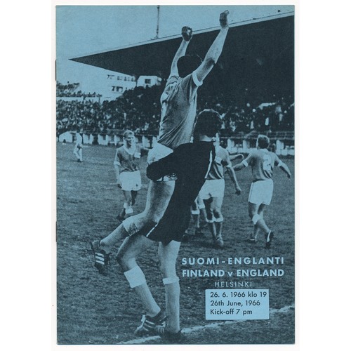 109 - England – 1945-1966 collection of England programmes including 1945 England vs France two-page progr... 