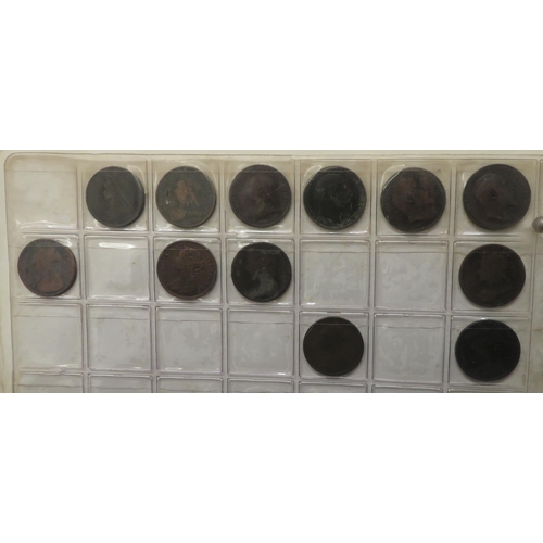 199 - English pre-decimal coin collection with good silver content, in mixed condition, with 1890 crown, r... 