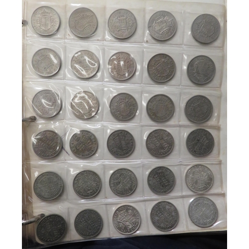 199 - English pre-decimal coin collection with good silver content, in mixed condition, with 1890 crown, r... 