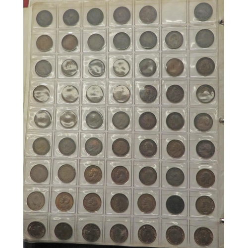 199 - English pre-decimal coin collection with good silver content, in mixed condition, with 1890 crown, r... 