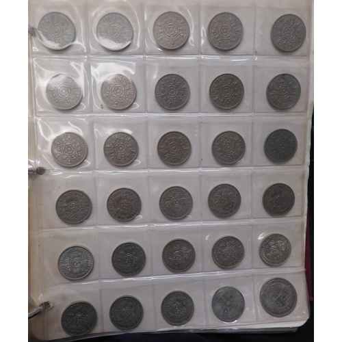 199 - English pre-decimal coin collection with good silver content, in mixed condition, with 1890 crown, r... 