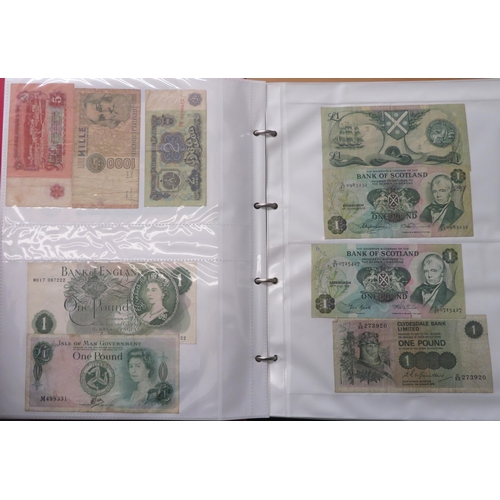 351 - World banknotes collection in mixed condition with GB including £5 Gill SE81, 10/- Beale 67B last se... 