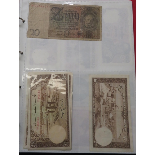 351 - World banknotes collection in mixed condition with GB including £5 Gill SE81, 10/- Beale 67B last se... 