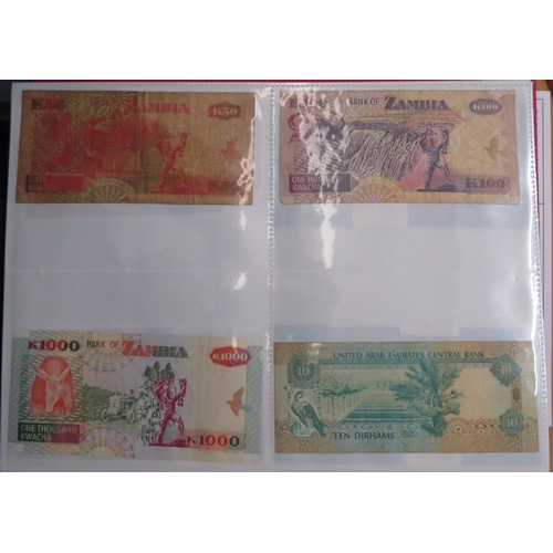 351 - World banknotes collection in mixed condition with GB including £5 Gill SE81, 10/- Beale 67B last se... 