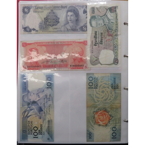 351 - World banknotes collection in mixed condition with GB including £5 Gill SE81, 10/- Beale 67B last se... 