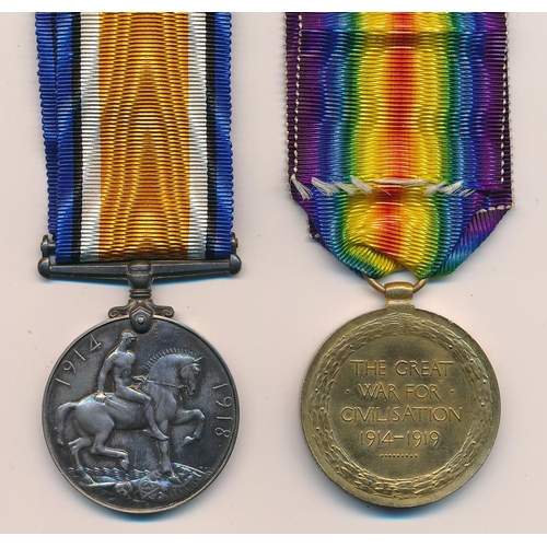 6 - First World War - Stanley Barber – First World War medal pair with Victory to 41829 PTE. S. BARBER. ... 