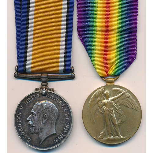 13 - First World War – Robert Hawthorn - BWM & Victory medal to 6452 PTE. R. HAWTHORN. MIDD’X R. Duke of ... 