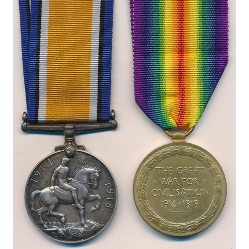 13 - First World War – Robert Hawthorn - BWM & Victory medal to 6452 PTE. R. HAWTHORN. MIDD’X R. Duke of ... 