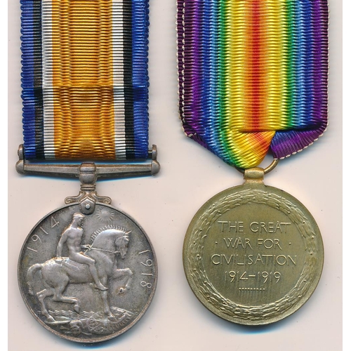 4 - First World War – Harold George Snape - BWM & Victory medal to 2133 PTE. H. G. SNAPE. S. STAFF. Sout... 