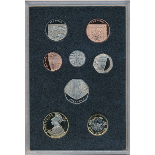 270 - 2019 UK Proof Coin Set (black book) FDC set of 13 coins, issued by The Royal Mint, with certificates... 