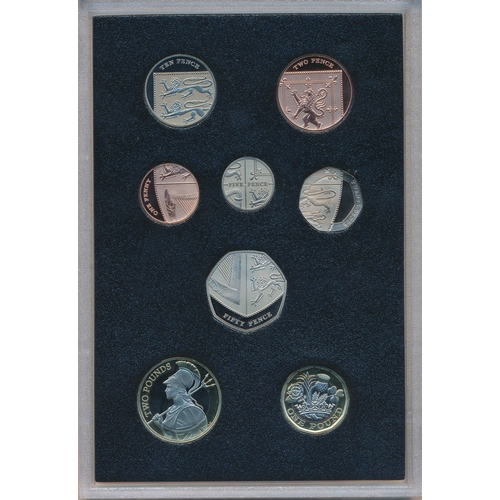 273 - 2022 UK Proof Coin Set (black book) FDC set of 13 coins, issued by The Royal Mint, with certificates... 