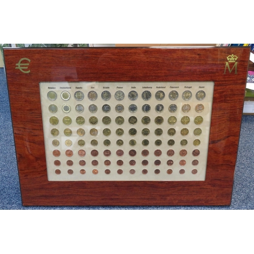 330 - 2002 First 12 Euro Countries coin set, featuring €2 to 1c run of 8 denominations for each country (t... 