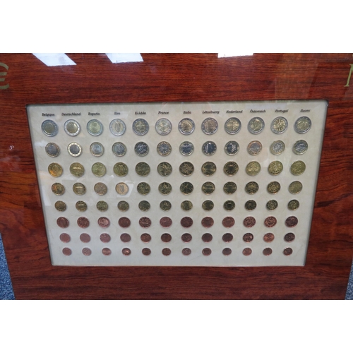 330 - 2002 First 12 Euro Countries coin set, featuring €2 to 1c run of 8 denominations for each country (t... 