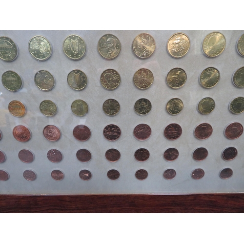 330 - 2002 First 12 Euro Countries coin set, featuring €2 to 1c run of 8 denominations for each country (t... 