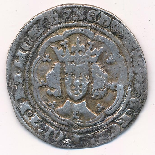 162 - Edward III groat, mintmark cross 3, fair, from a mount.