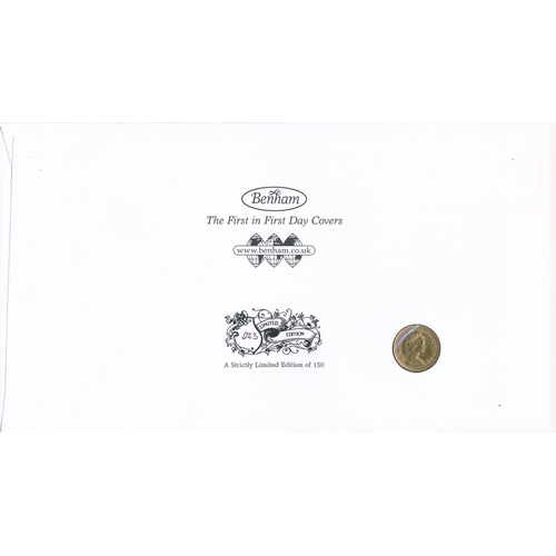 231 - 2011 Royal Wedding commemorative cover by Benham with 1982 half sovereign fine, certificate No.23 of... 