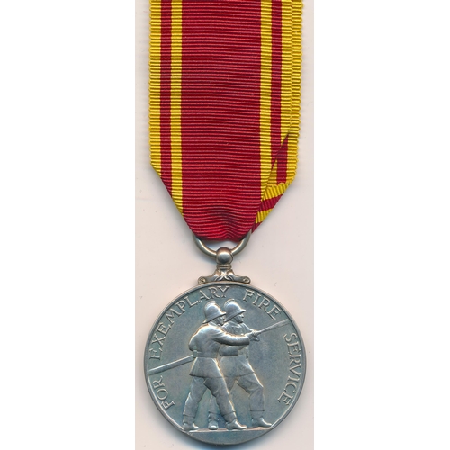 46 - Fire Brigade – A QEII For Exemplary Fire Service medal, awarded to Fireman Cecil J. Moss, boxed and ... 