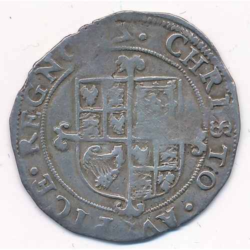 165 - Charles I 1639-1640 sixpence mintmark triangle fair.