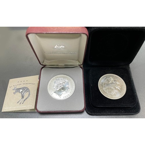 288 - Australia – Pair of boxed uncirculated boxed coins, to include The Perth Mint 1990 Australian Kookab... 