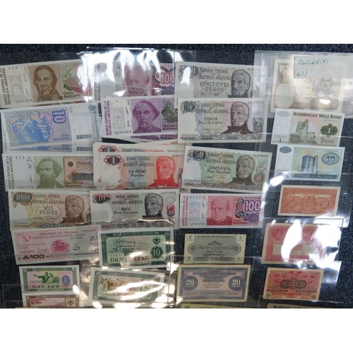 353 - World banknotes collection, in mixed condition, with many uncirculated, with ranges from Albania (4)... 