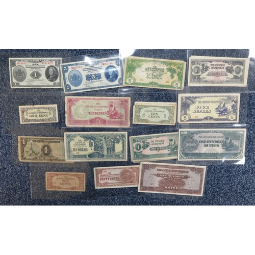 355 - World banknotes collection, in mixed condition, with many uncirculated, with ranges from Dutch Indie... 