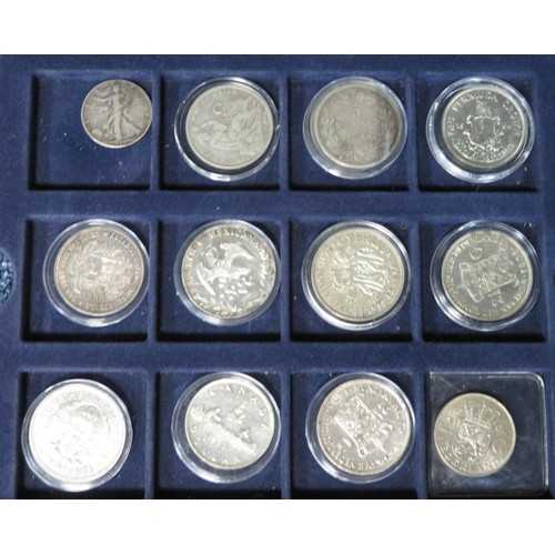 325 - Range of World (mainly) silver coins, in mixed condition with Australia crown 1937 (2), Austria Mari... 