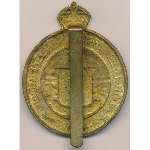 93 - The Lawrence Royal Military School Sanawar brass hat badge. With the Schools crest design. The Oldes... 