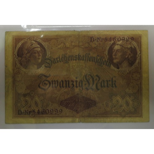 342 - German banknotes collection, mainly early 20th Century, in mixed condition with inflationary notes, ... 