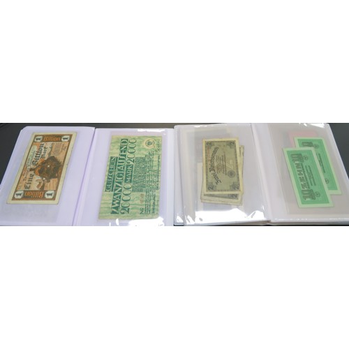 342 - German banknotes collection, mainly early 20th Century, in mixed condition with inflationary notes, ... 