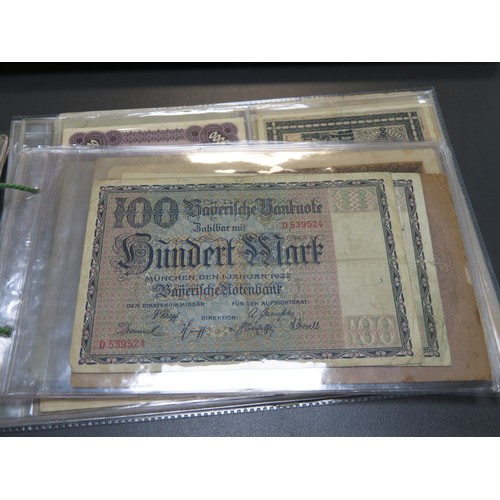 342 - German banknotes collection, mainly early 20th Century, in mixed condition with inflationary notes, ... 