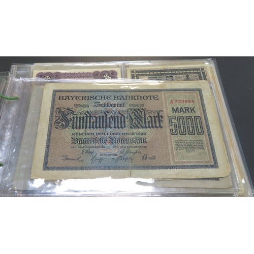 342 - German banknotes collection, mainly early 20th Century, in mixed condition with inflationary notes, ... 