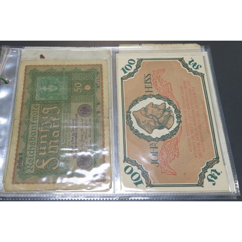 342 - German banknotes collection, mainly early 20th Century, in mixed condition with inflationary notes, ... 