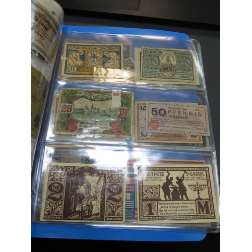 342 - German banknotes collection, mainly early 20th Century, in mixed condition with inflationary notes, ... 