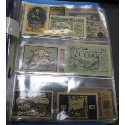 342 - German banknotes collection, mainly early 20th Century, in mixed condition with inflationary notes, ... 