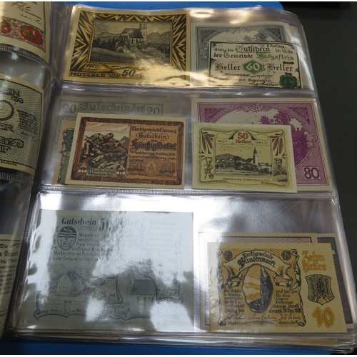 342 - German banknotes collection, mainly early 20th Century, in mixed condition with inflationary notes, ... 