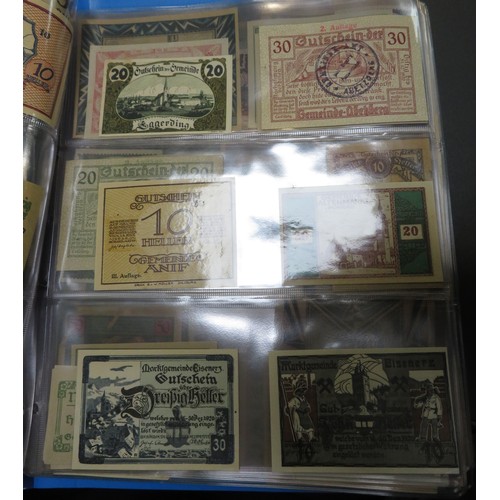 342 - German banknotes collection, mainly early 20th Century, in mixed condition with inflationary notes, ... 